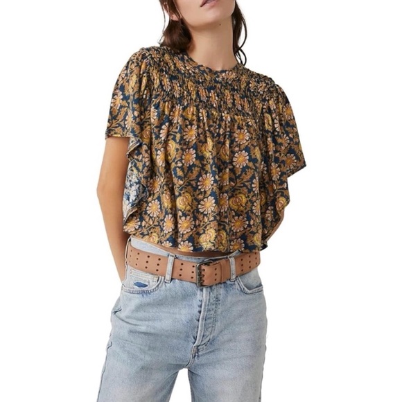 Free People Ruffled Up Top - Picture 4 of 7